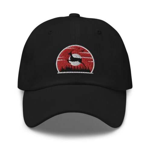 Antelope Donut Sunset Embroidered Dad Hat - Baseball Cap for Antelope Lovers image 0