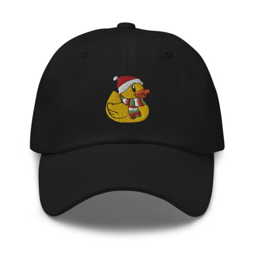 Yellow Rubber Duck Winter Style Embroidered Dad Hat Adjustable Baseball Cap Gift image 0