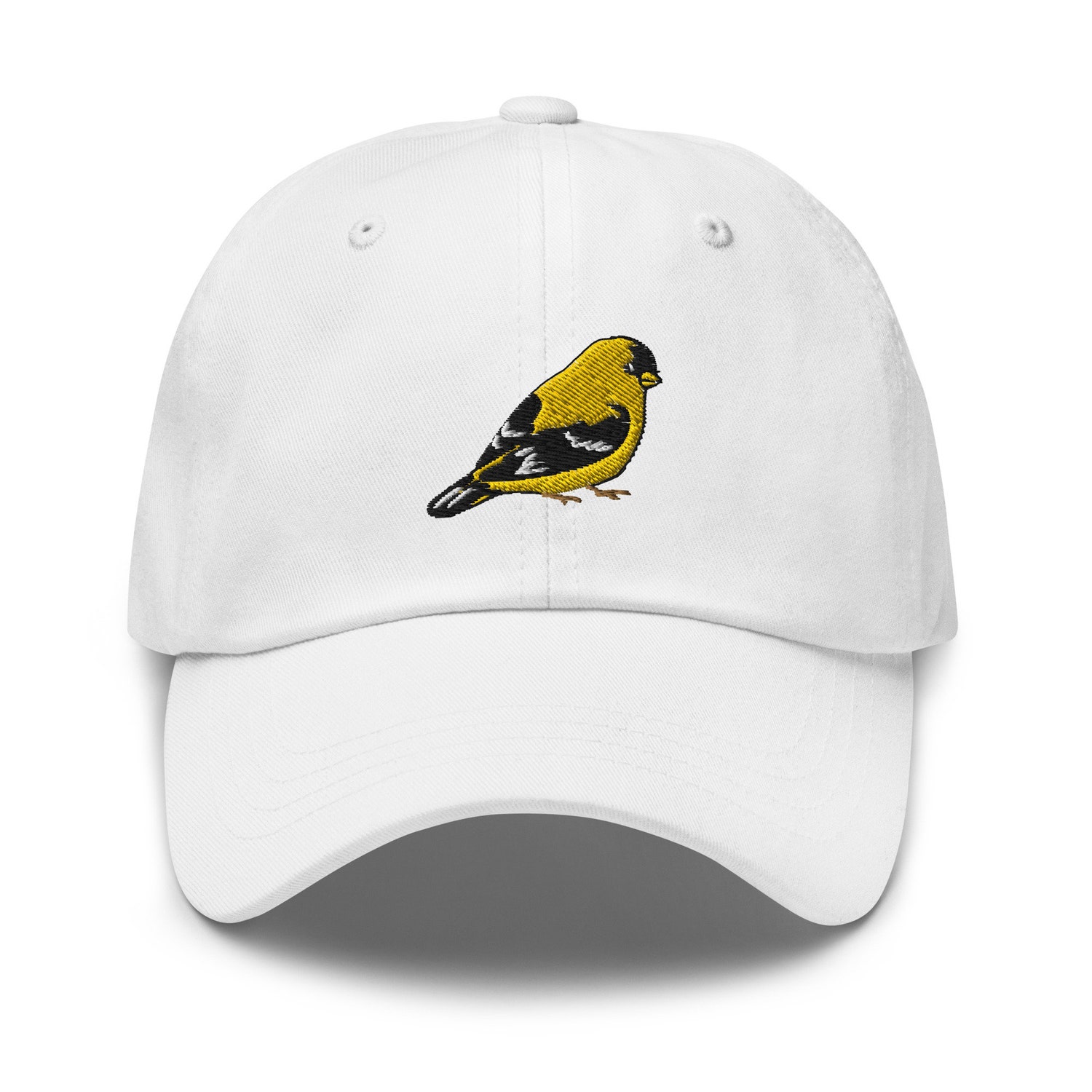 American Goldfinch Embroidered Dad Hat - Nature Wildlife Baseball Cap image 7