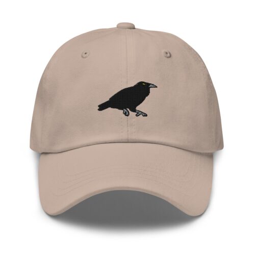 Crow Embroidered Baseball Cap - Raven Wildlife Dad Hat Nature Unisex Gift image 2