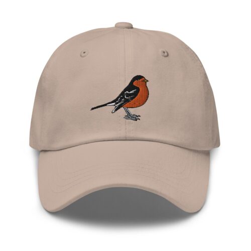 Robin Bird Embroidered Hat - Nature Wildlife Baseball Cap Gift image 0