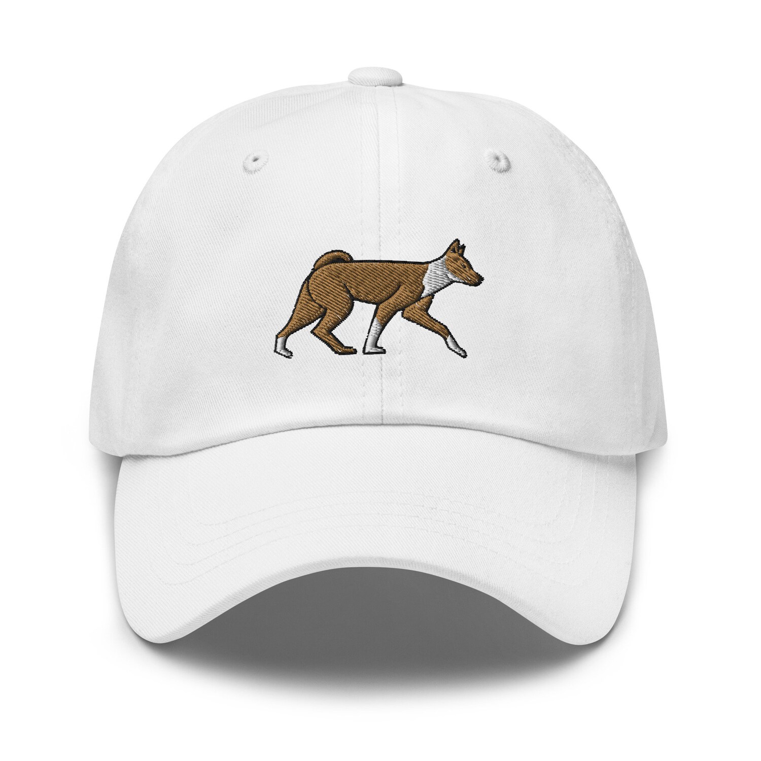 Basenji Dad Hat - Embroidered Baseball Cap Dog Lovers Adjustable Dad Cap image 3