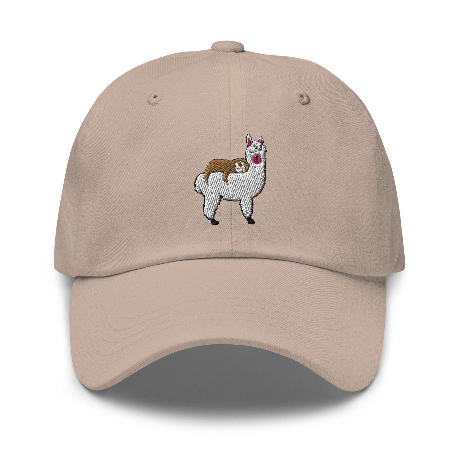 Sloth Riding Llama Dad Hat - Embroidered Baseball Cap Sloth Llama Gift image 7