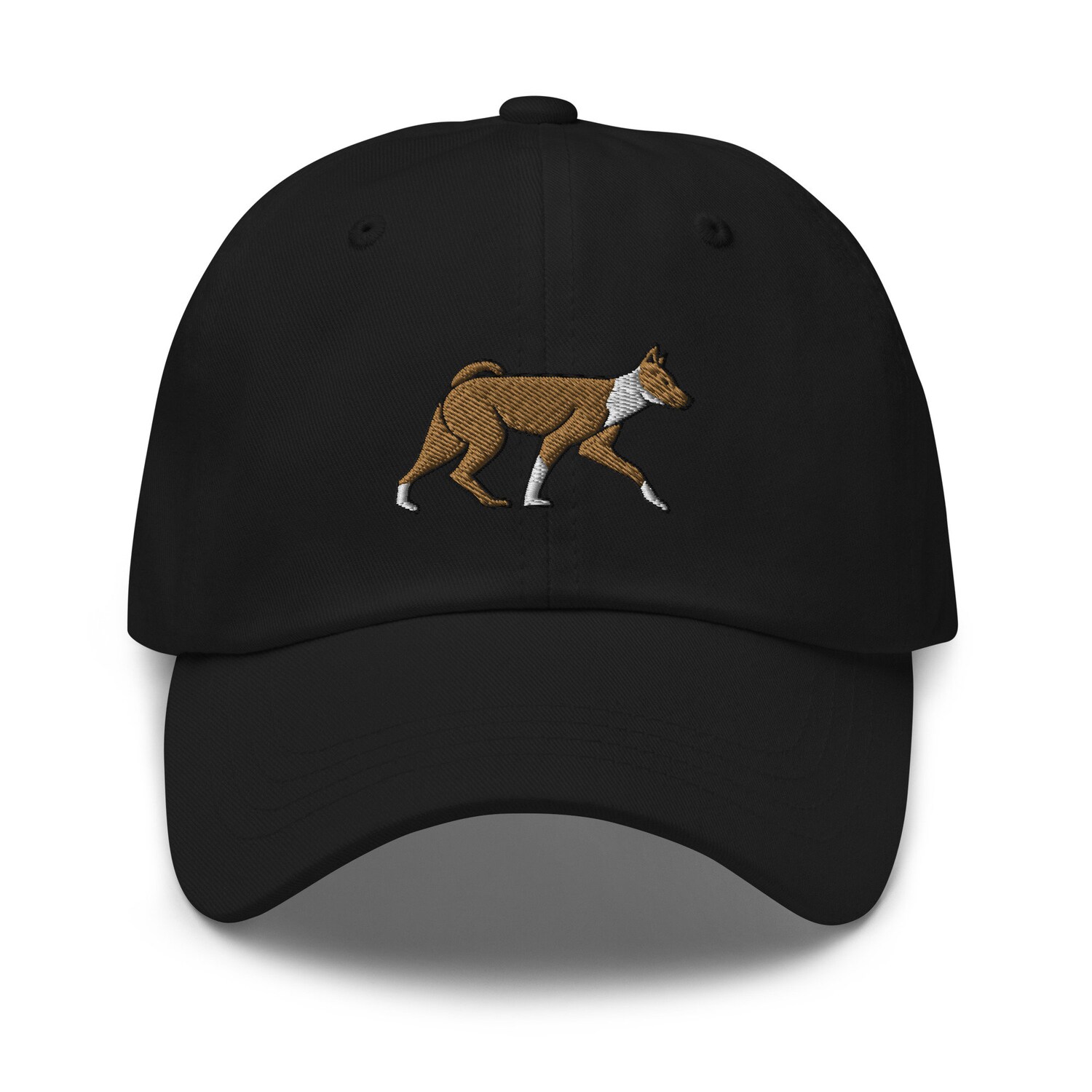 Basenji Dad Hat - Embroidered Baseball Cap Dog Lovers Adjustable Dad Cap image 2