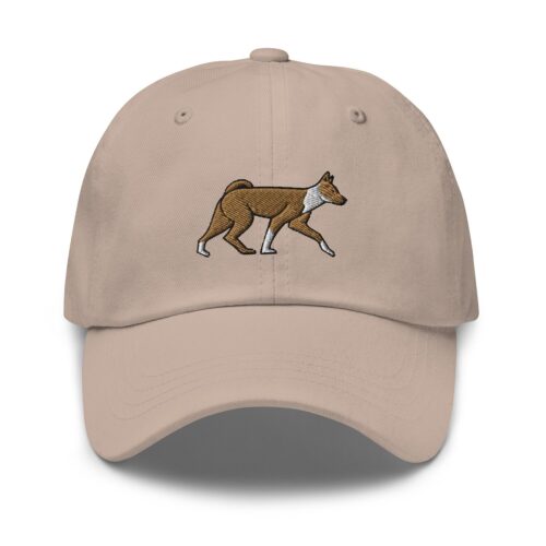 Basenji Dad Hat - Embroidered Baseball Cap Dog Lovers Adjustable Dad Cap image 0