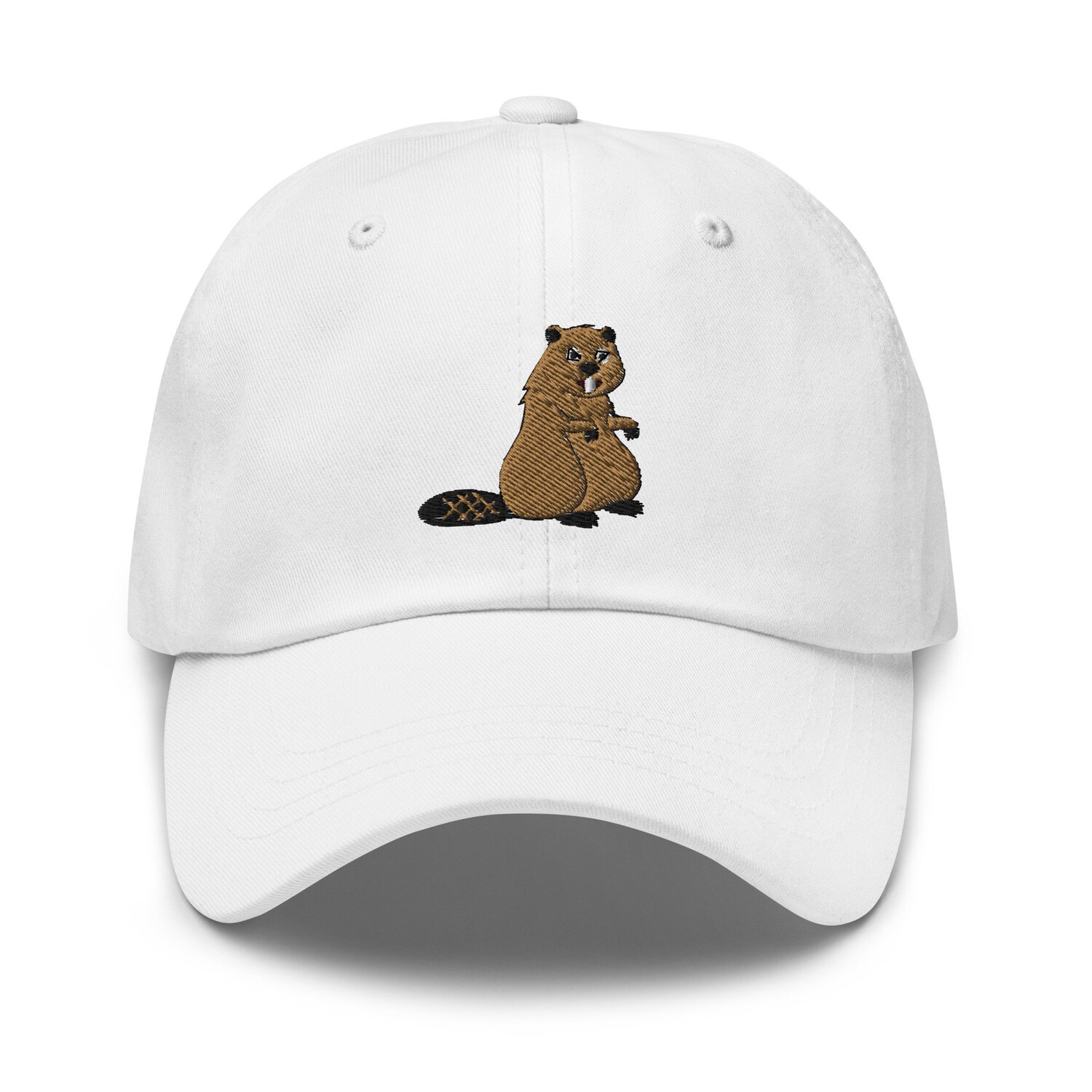 Beaver Dad Hat - Embroidered Unisex Cap Wildlife Lovers Gift Baseball Cap image 1