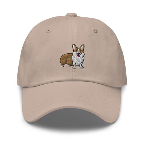 Welsh Corgi Embroidered Baseball Hat Pet Lover Gifts Unisex Cap image 0