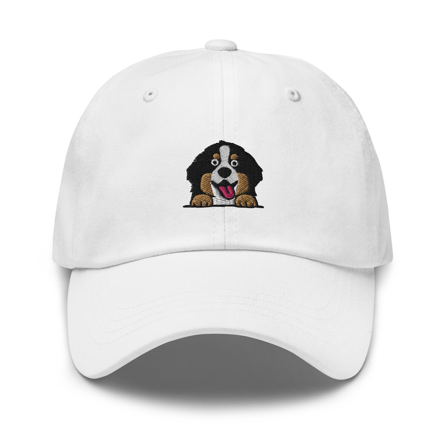 Bernese Mountain Dog Embroidered Baseball Hat - Pet Lover Gift for Dog Moms and Dads image 1