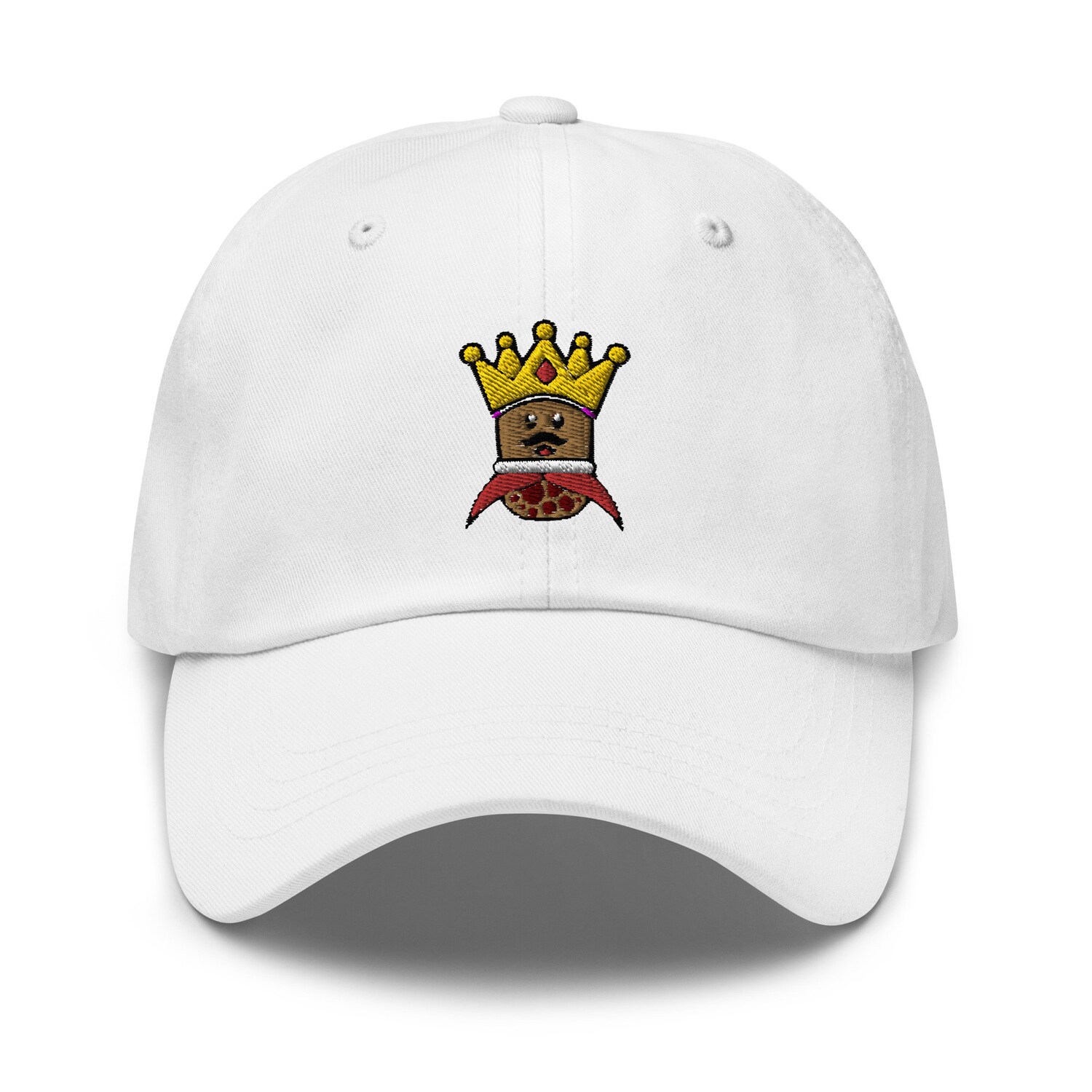 Boba King Embroidered Dad Hat - Funny Boba Milk Tea Cap Adjustable Unisex Hat image 2