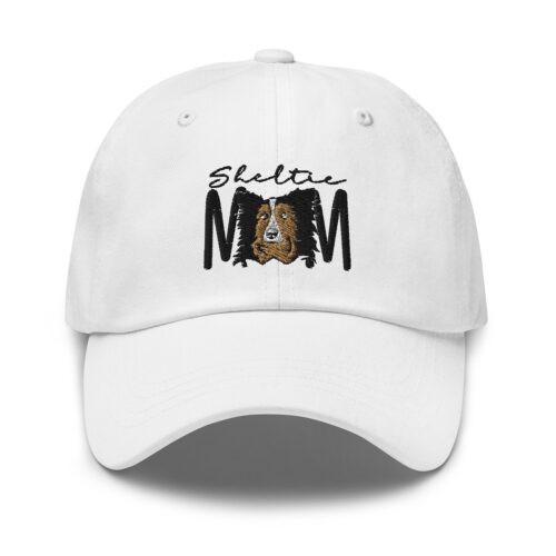 Shetland Sheepdog Mom Hat - Sheltie Lover Embroidered Cap Gift image 1