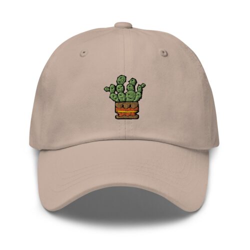 Cactus Embroidered Dad Hat - Succulent Desert Plant Cap image 2