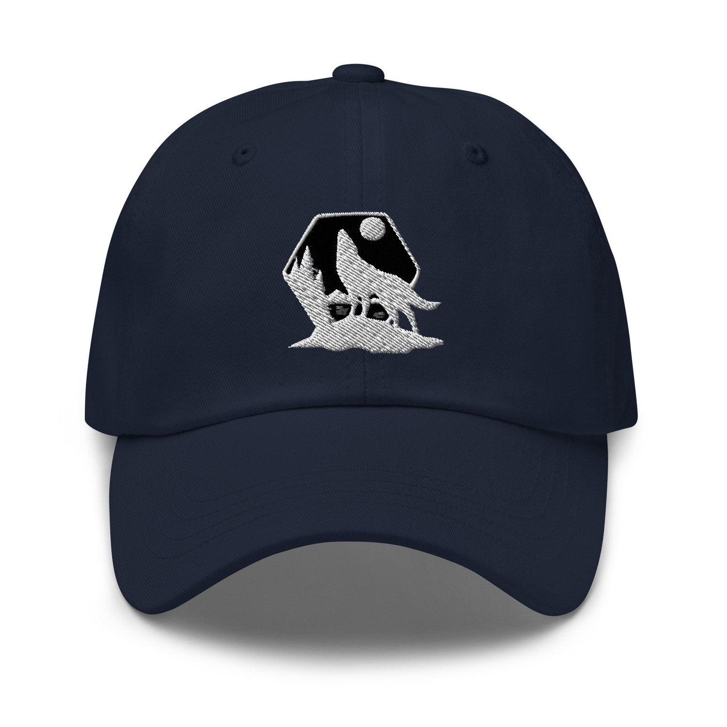 Lone Wolf Embroidered Dad Hat, Wolf Lovers Gifts, Wolf Figurine, Wolf Lover, Wolf Art, Adjustable Baseball Unisex Cap Gift -Multiples Colors image 2