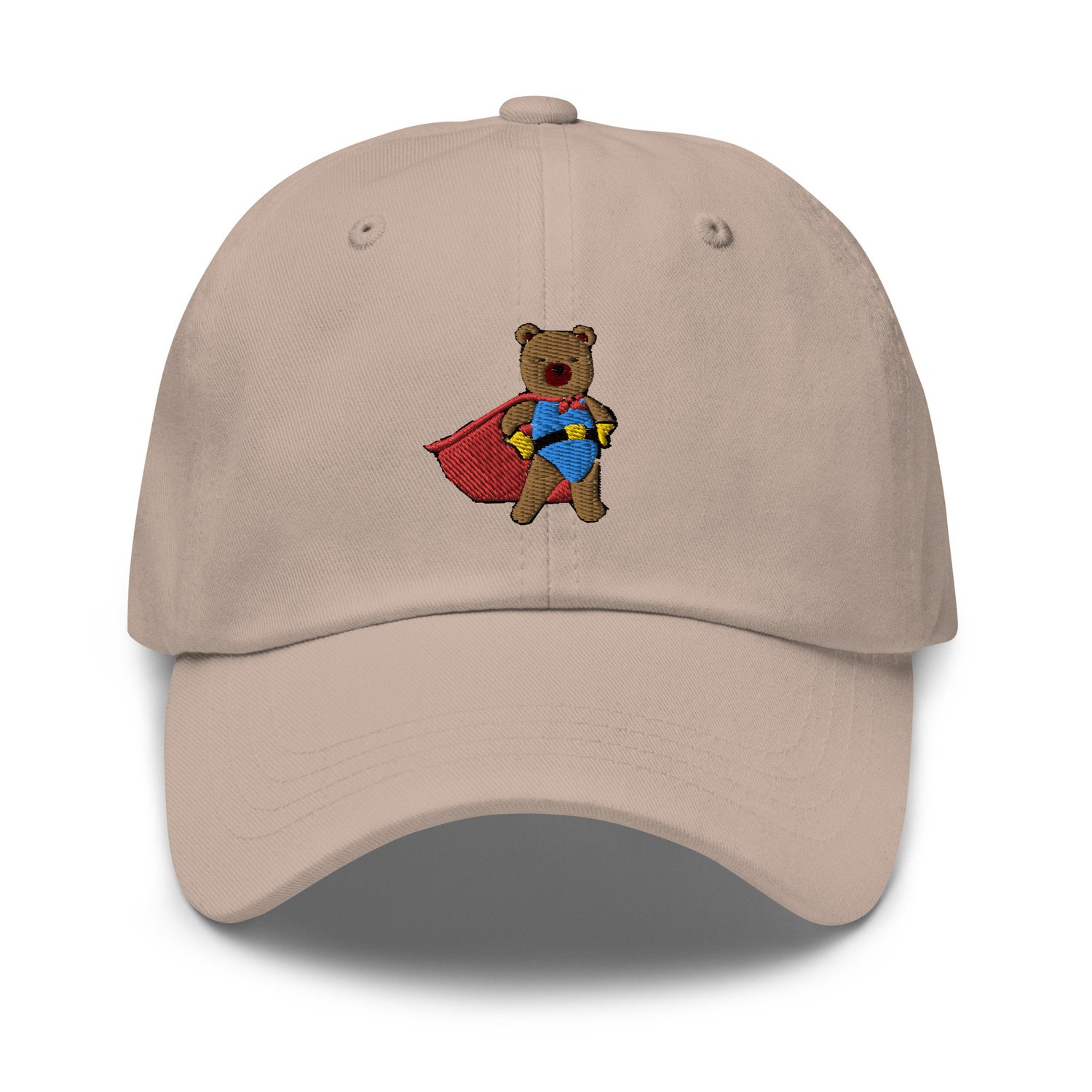 Super Daddy Bear Embroidered Baseball Cap for Men - Fathers Day Birthday Gift for Dad image 3