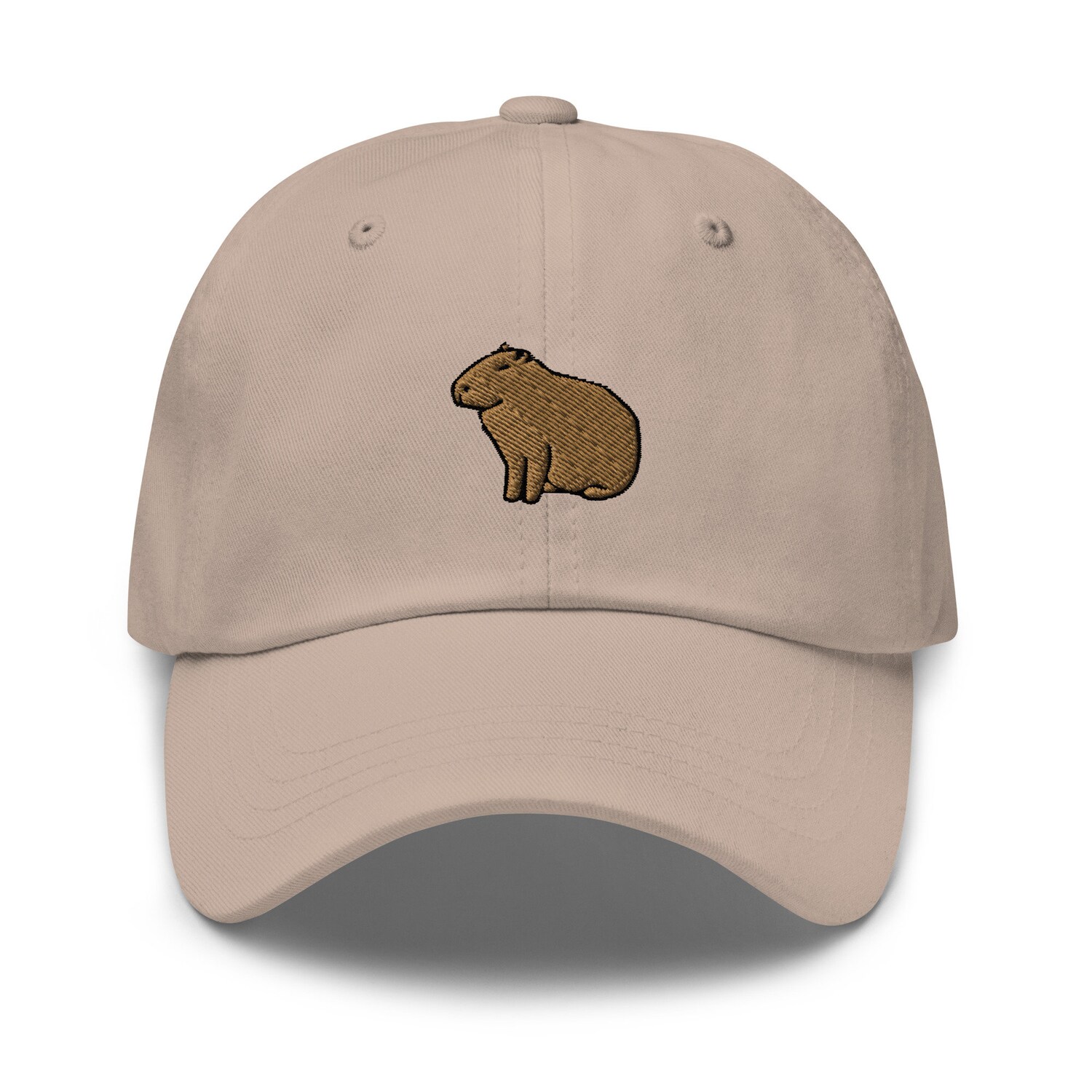 Capybara Embroidered Dad Hat - Funny Capybara Lover Gift Unisex Baseball Cap image 1