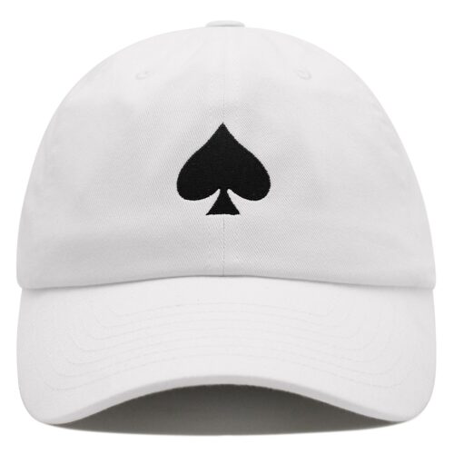 Poker Ace Dad Hat - Embroidered Baseball Cap for Casino Enthusiasts image 0