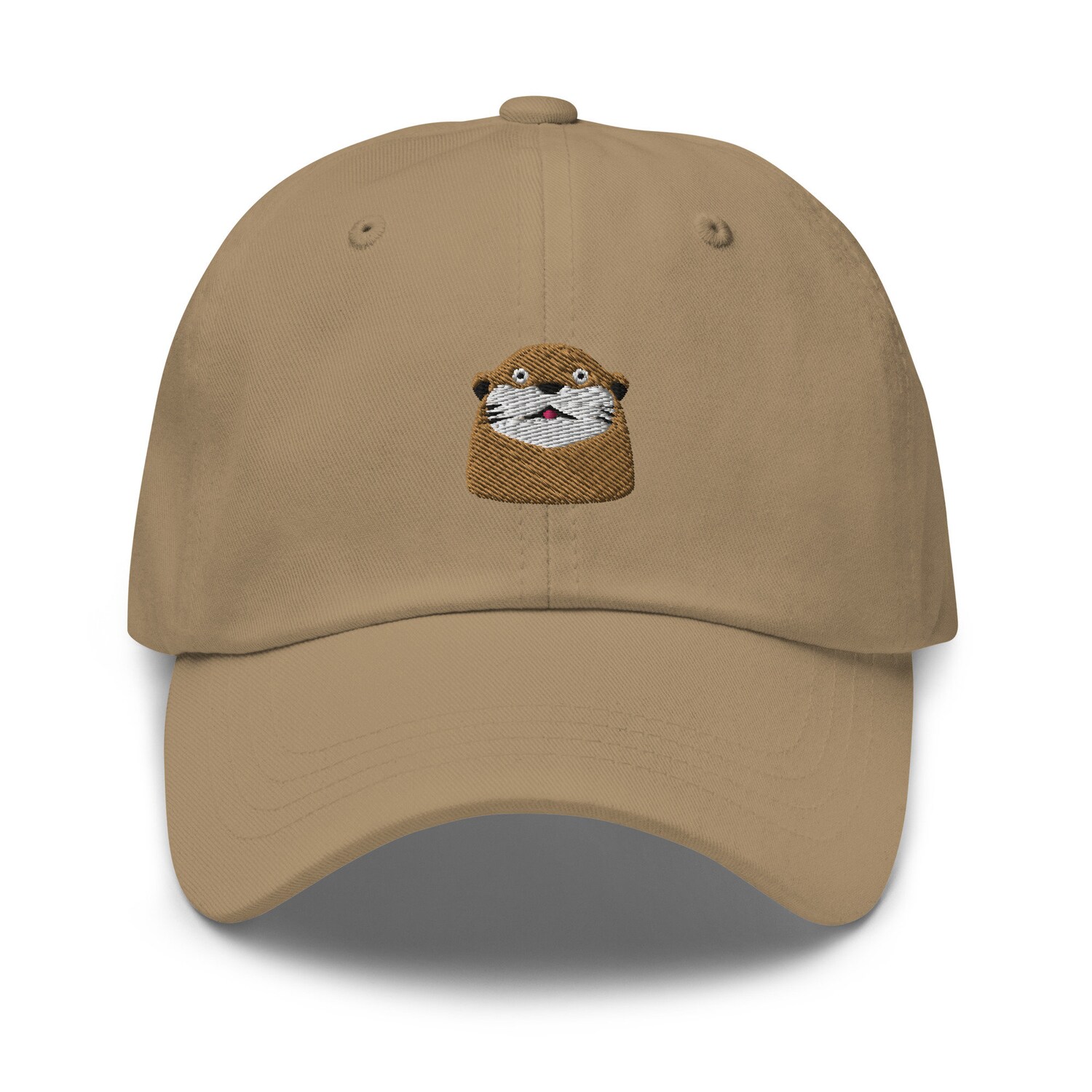 Sea Otter Embroidered Dad Hat - Hiking Camping Jogging Wildlife Lover Baseball Cap Gift image 2