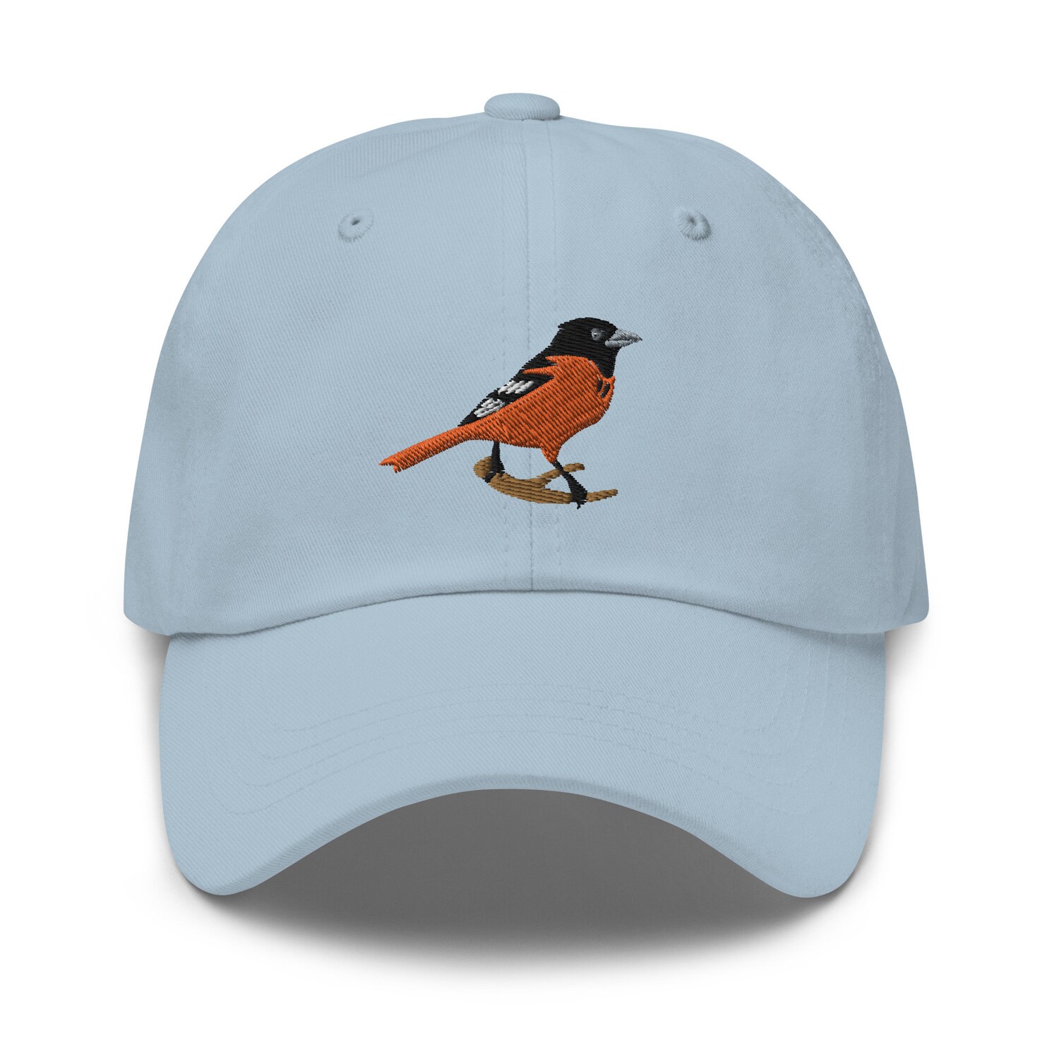 Baltimore Oriole Dad Cap - Unisex Embroidered Adjustable Baseball Hat Bird Lover Gift image 1