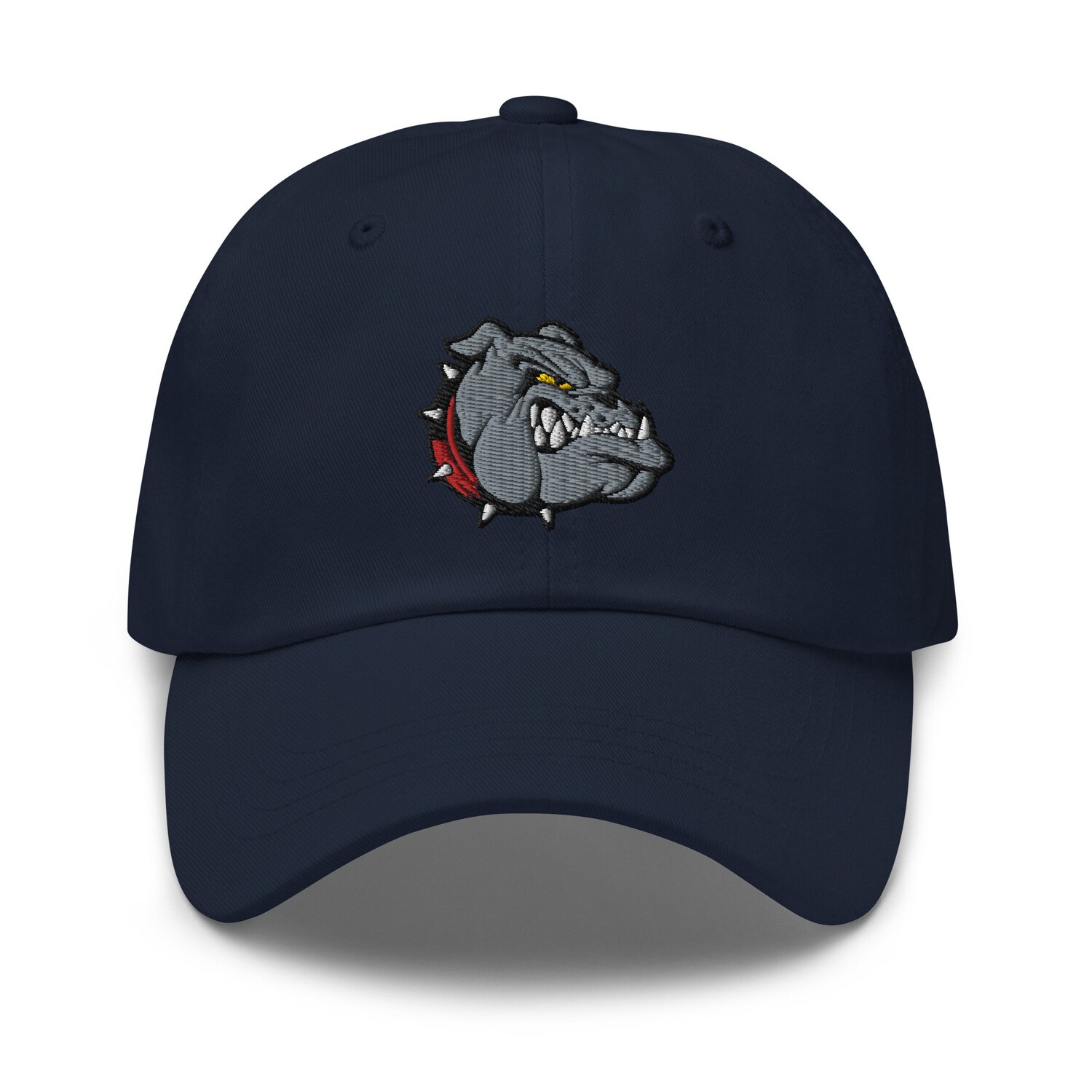 Bulldog Embroidered Dad Hat - Dog Lover Baseball Cap Gift image 1