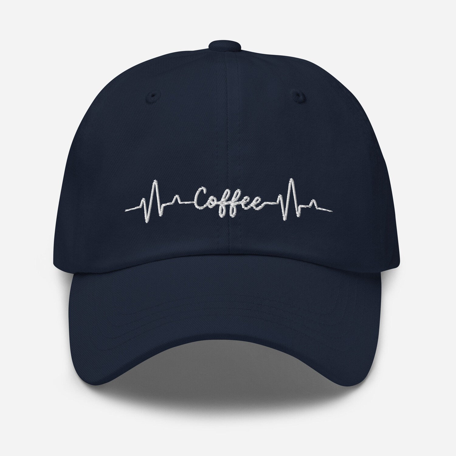 Coffee Life Line Embroidered Hat - Adjustable Unisex Baseball Cap Gift image 4