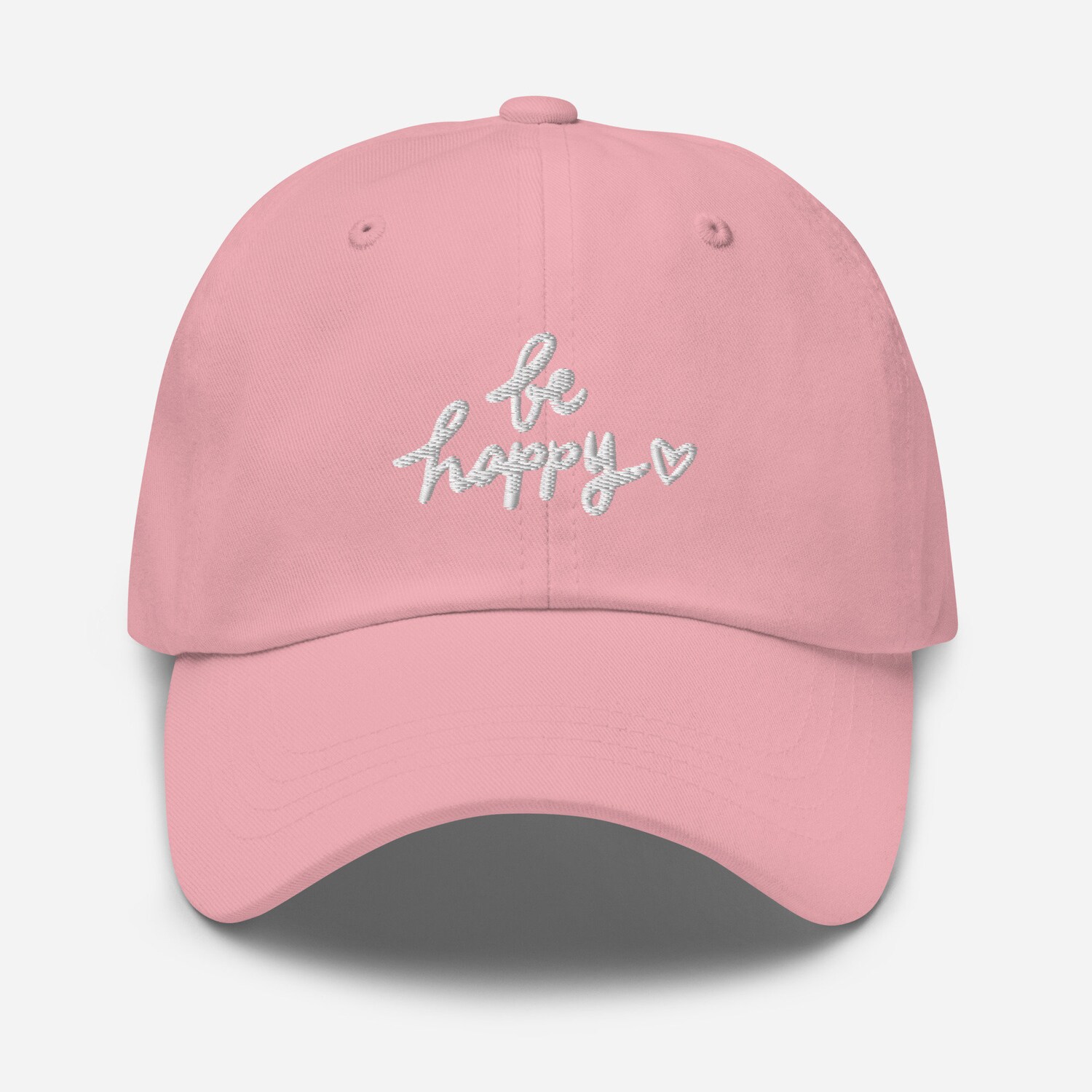 Be Happy Embroidered Hat - Adjustable Unisex Baseball Hat Gift image 8