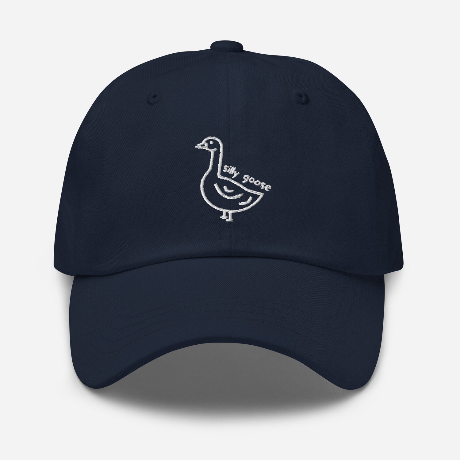 Silly Goose Embroidered Hat - Adjustable Unisex Baseball Cap Cute Gift image 3