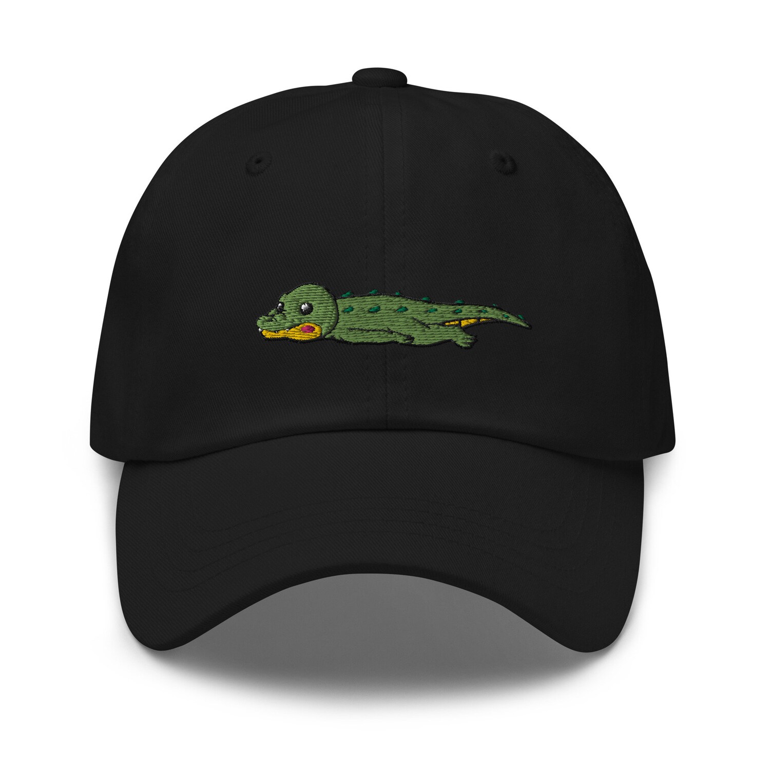 Alligator Embroidered Dad Hat - Adjustable Baseball Cap Funny Wildlife Mom Crocodile Beach Gift image 2