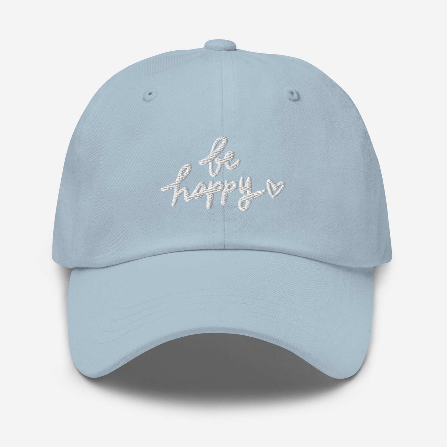 Be Happy Embroidered Hat - Adjustable Unisex Baseball Hat Gift image 9