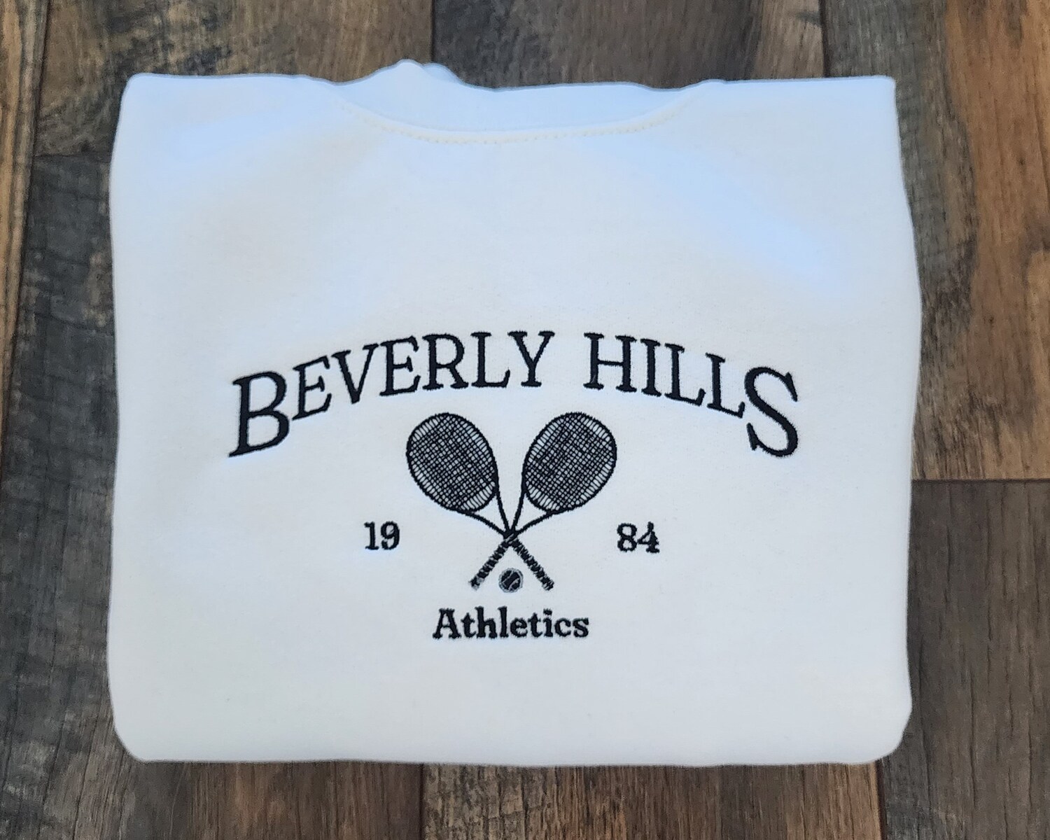 Beverly Hills Embroidered Unisex Sweatshirt Trendy Fashion Apparel image 1