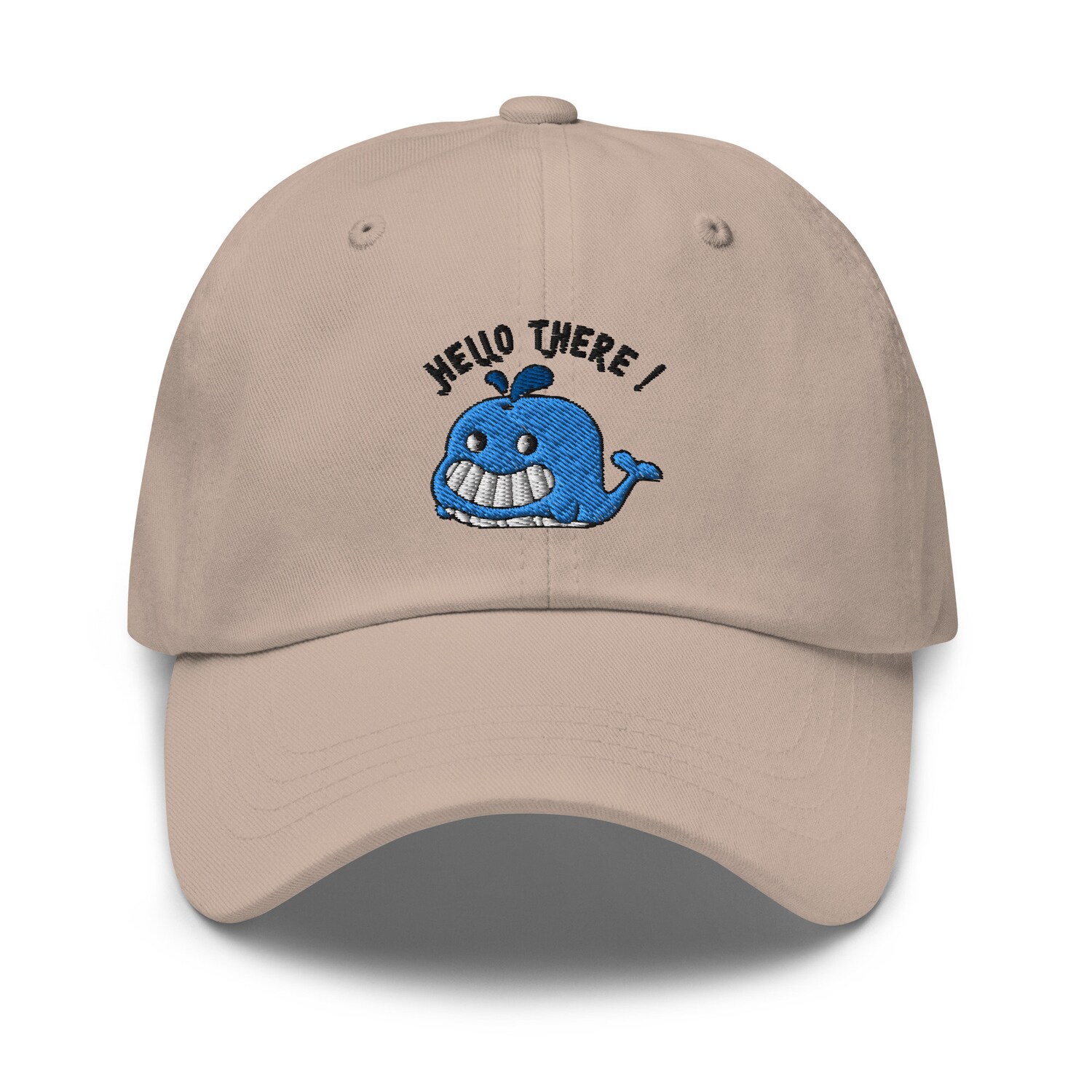 Whale Hello There Embroidered Baseball Cap - Ocean Wildlife Lover Gift image 6