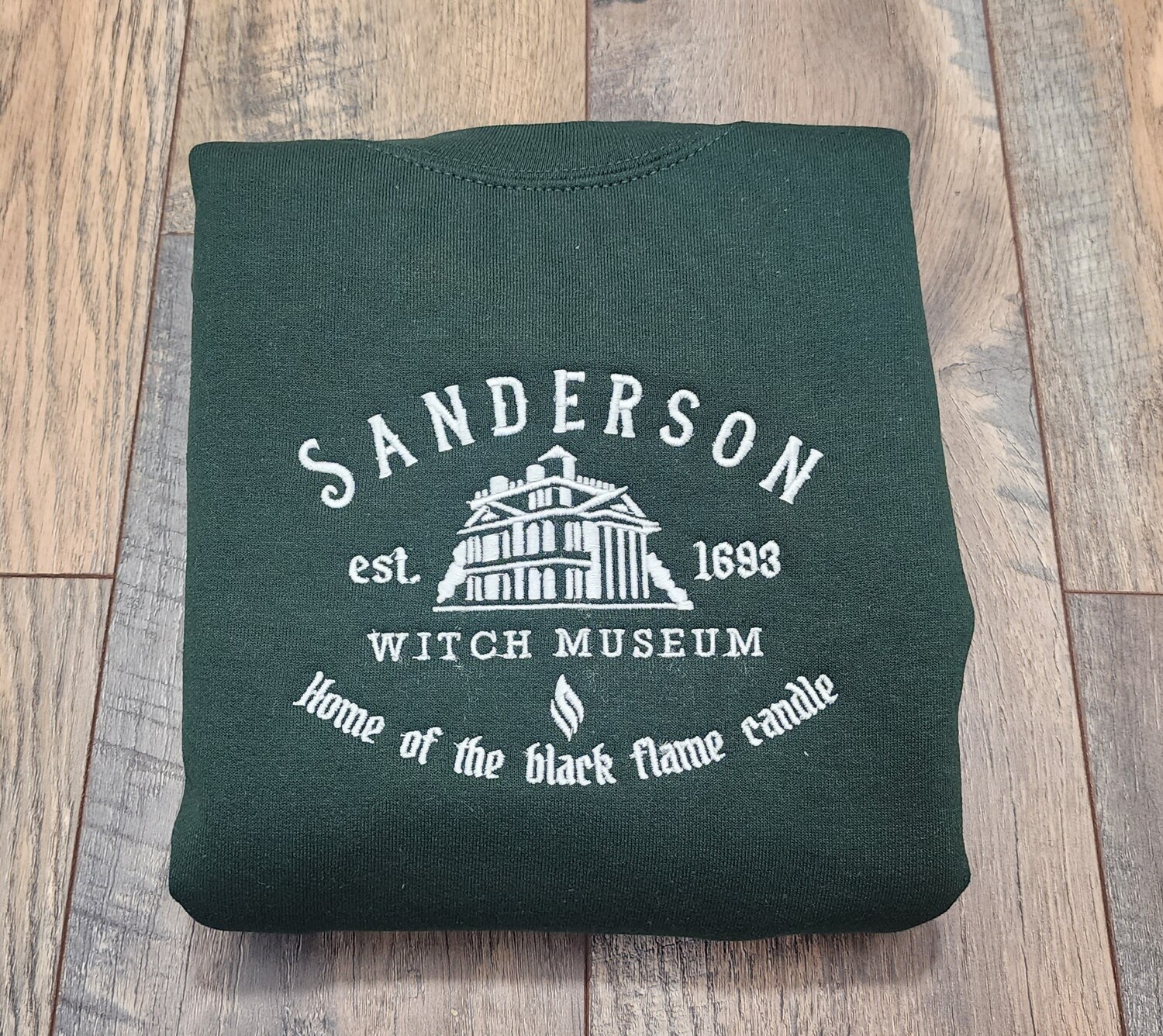 Sanderson Witch Museum Embroidered Unisex Sweatshirt Hoodie Halloween Gift image 1