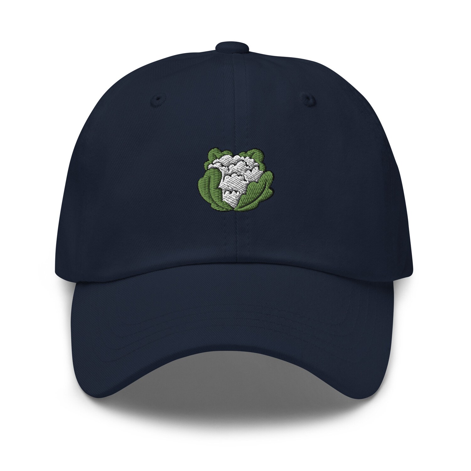 Cauliflower Embroidered Dad Hat - Foodie Baseball Cap Vegetarian Gift image 2