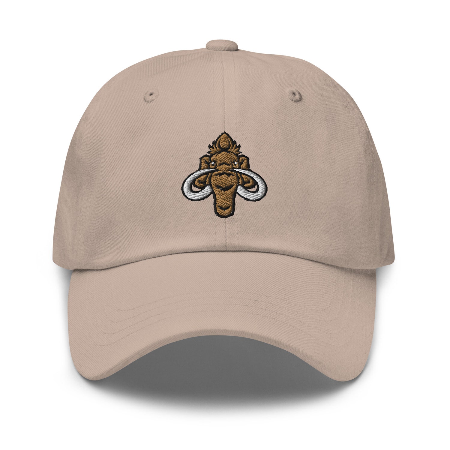 Woolly Mammoth Embroidered Dad Hat Unisex Baseball Cap image 1