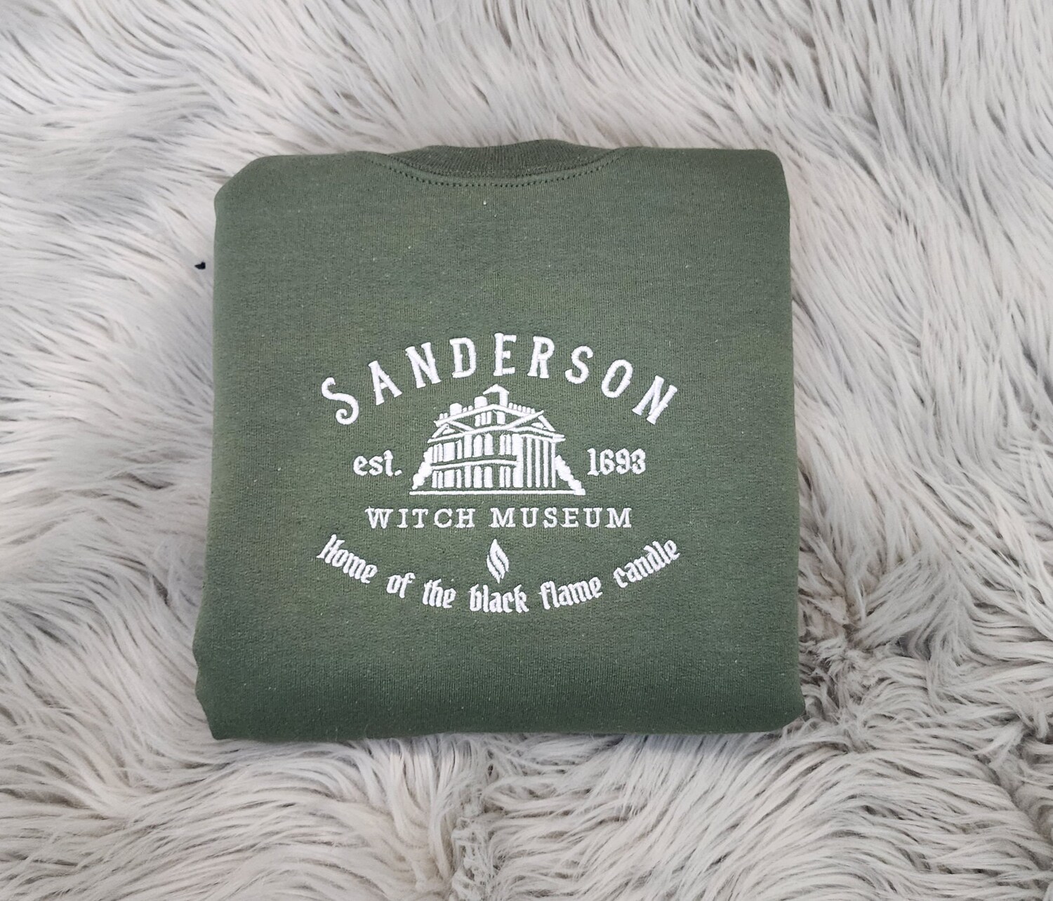 Sanderson Witch Museum Embroidered Unisex Sweatshirt Hoodie Halloween Gift image 2