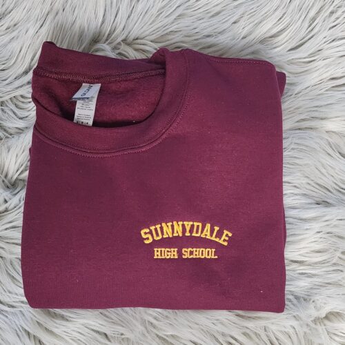 Sunnydale High School Buffy Sweatshirt Unisex Embroidered Buffy The Vampire Slayer Razorbacks image 0