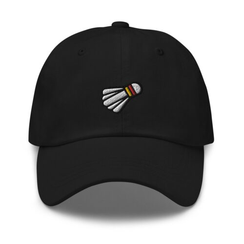 Badminton Birdie Dad Hat - Embroidered Unisex Baseball Cap image 0