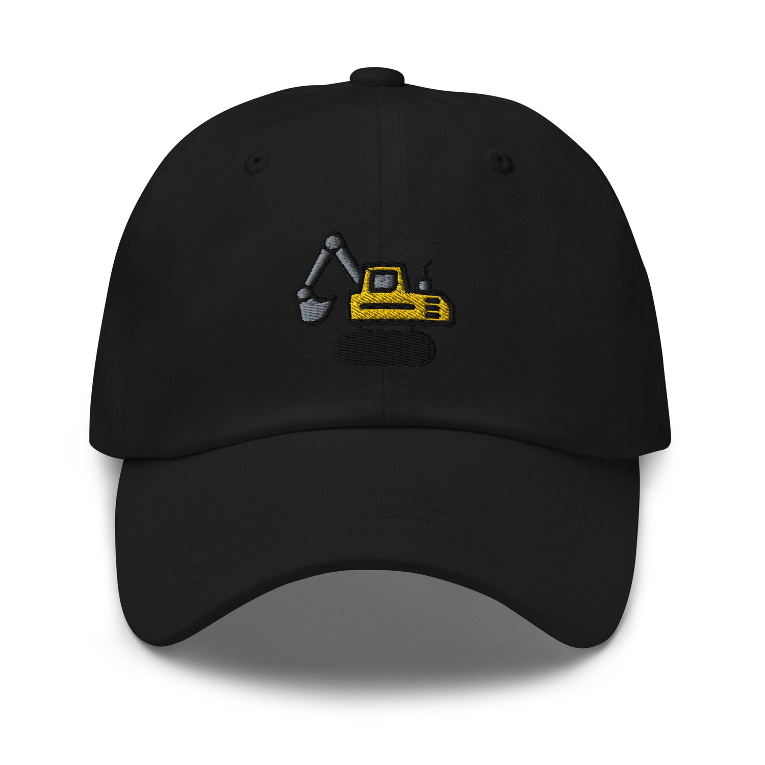 Bulldozer Dad Hat - Excavator Construction Worker Unisex Embroidered Cap image 4