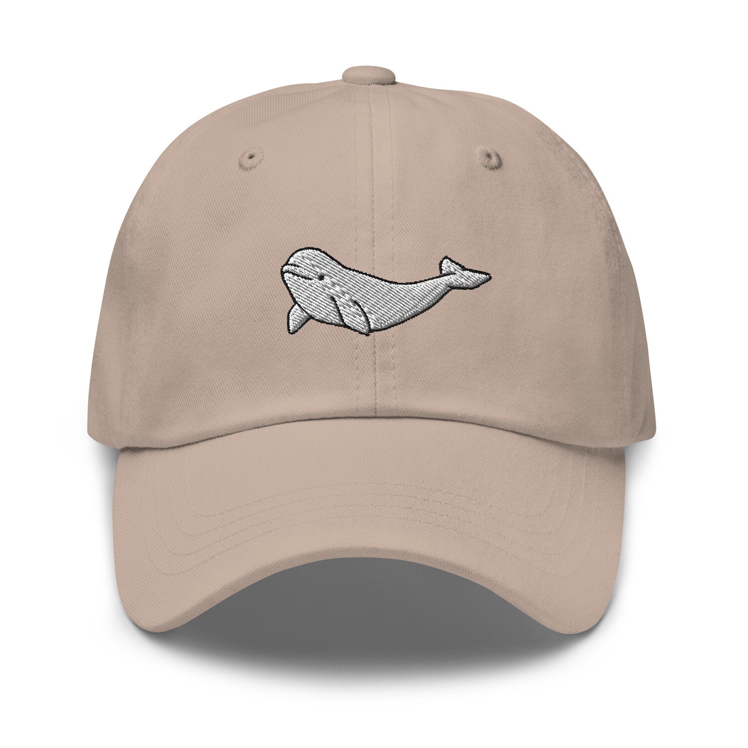 Beluga Whale Embroidered Dad Hat - Unisex Adjustable Baseball Cap Gift for Beluga Whale Lovers image 5