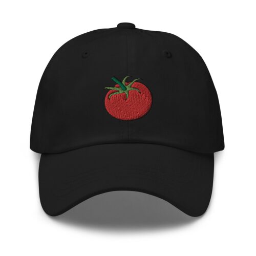 Tomato Lover Embroidered Dad Cap - Funny Vegan Gift Unisex Baseball Hat image 0