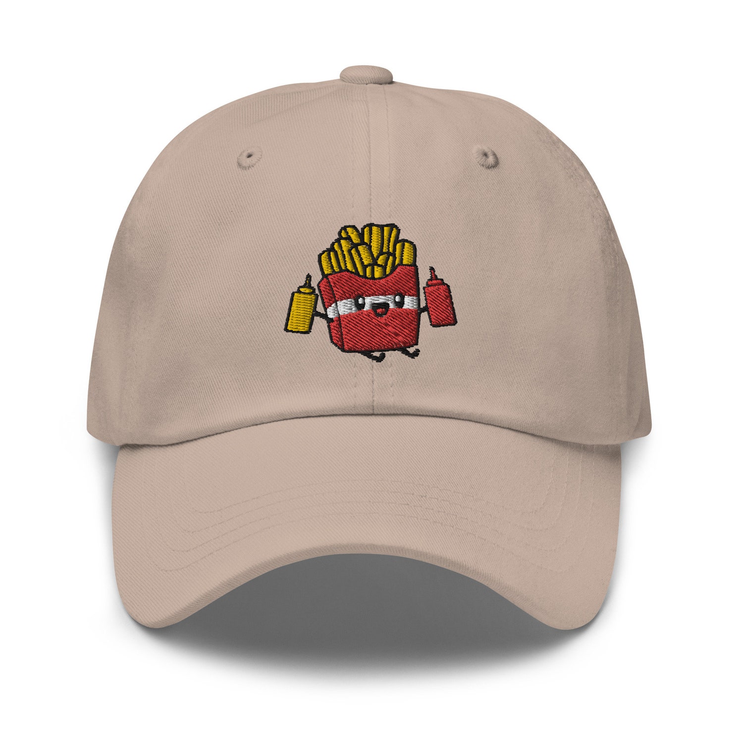 Cute French Fries Embroidered Dad Hat image 4