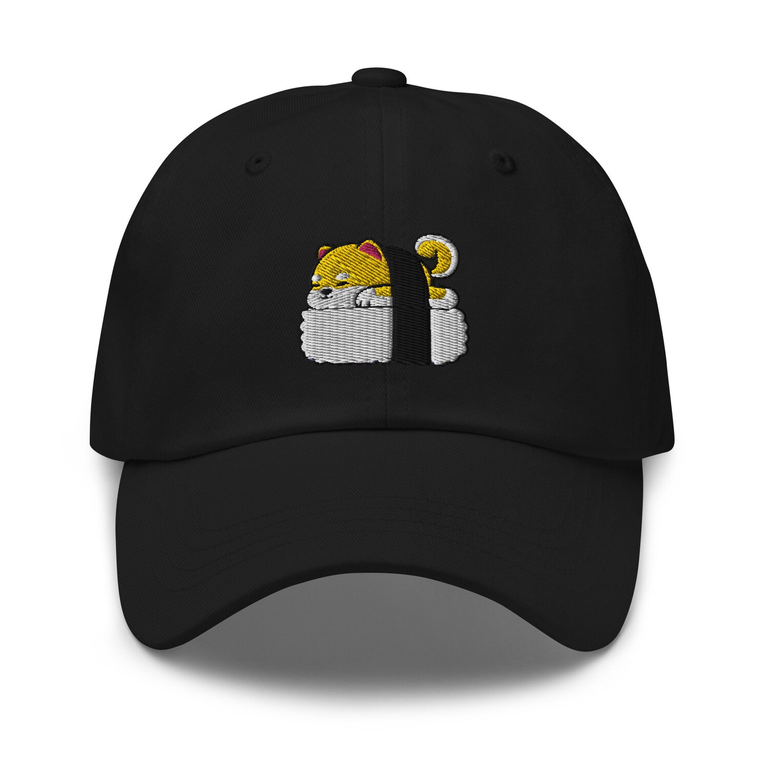 Sushi Shiba Inu Dad Hat - Funny Shiba Inu Owner Gift Embroidered Unisex Baseball Hat image 1