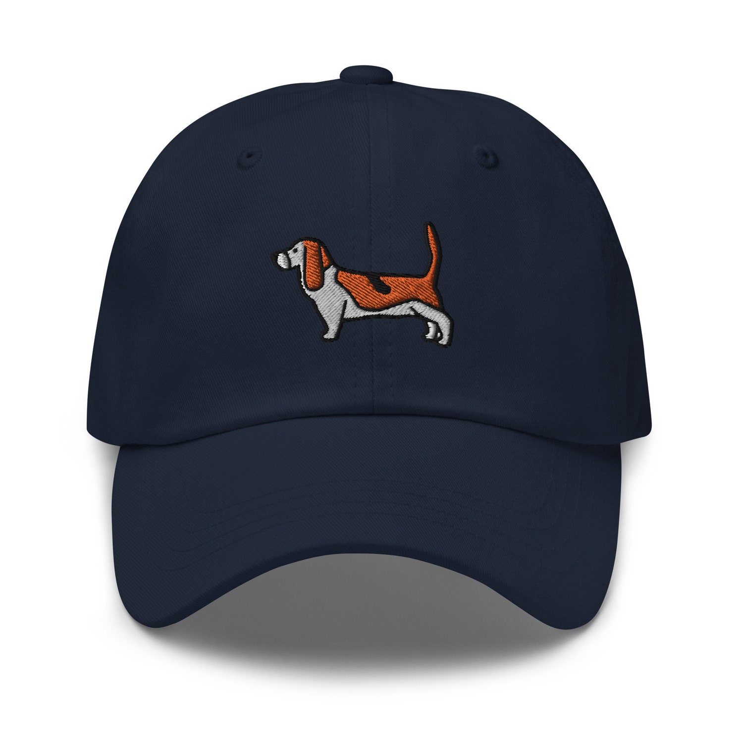 Basset Hound Embroidered Adjustable Baseball Cap - Dog Lover Gifts Dad Hat image 3