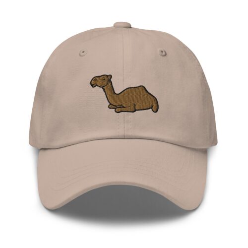 Cute Camel Dad Hat for Camel Lovers - Funny Embroidered Animal Loves Baseball Cap image 1