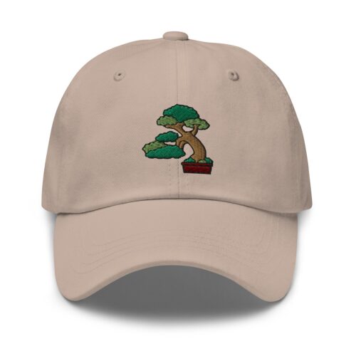 Bonsai Tree Dad Hat - Embroidered Unisex Adjustable Cap - Gift for Bonsai Lovers image 1