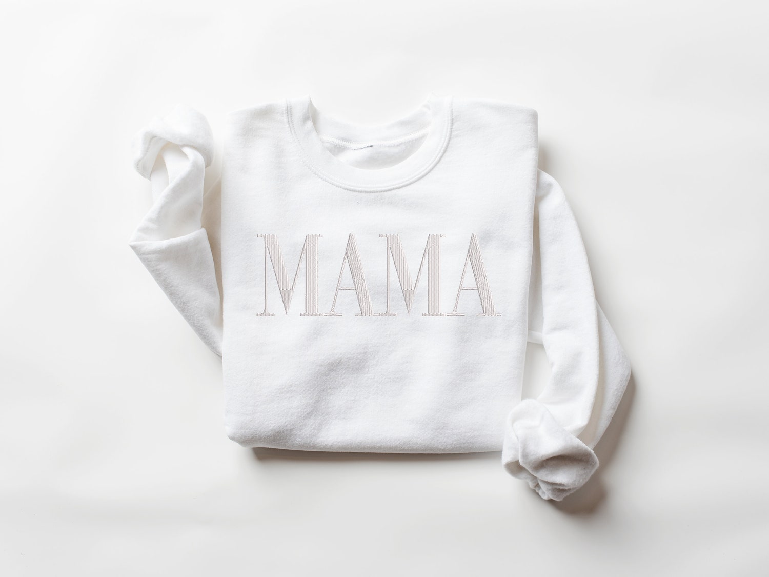 Mama Embroidered Sweatshirt Perfect Mother's Day Gift for Mom or New Mom image 1