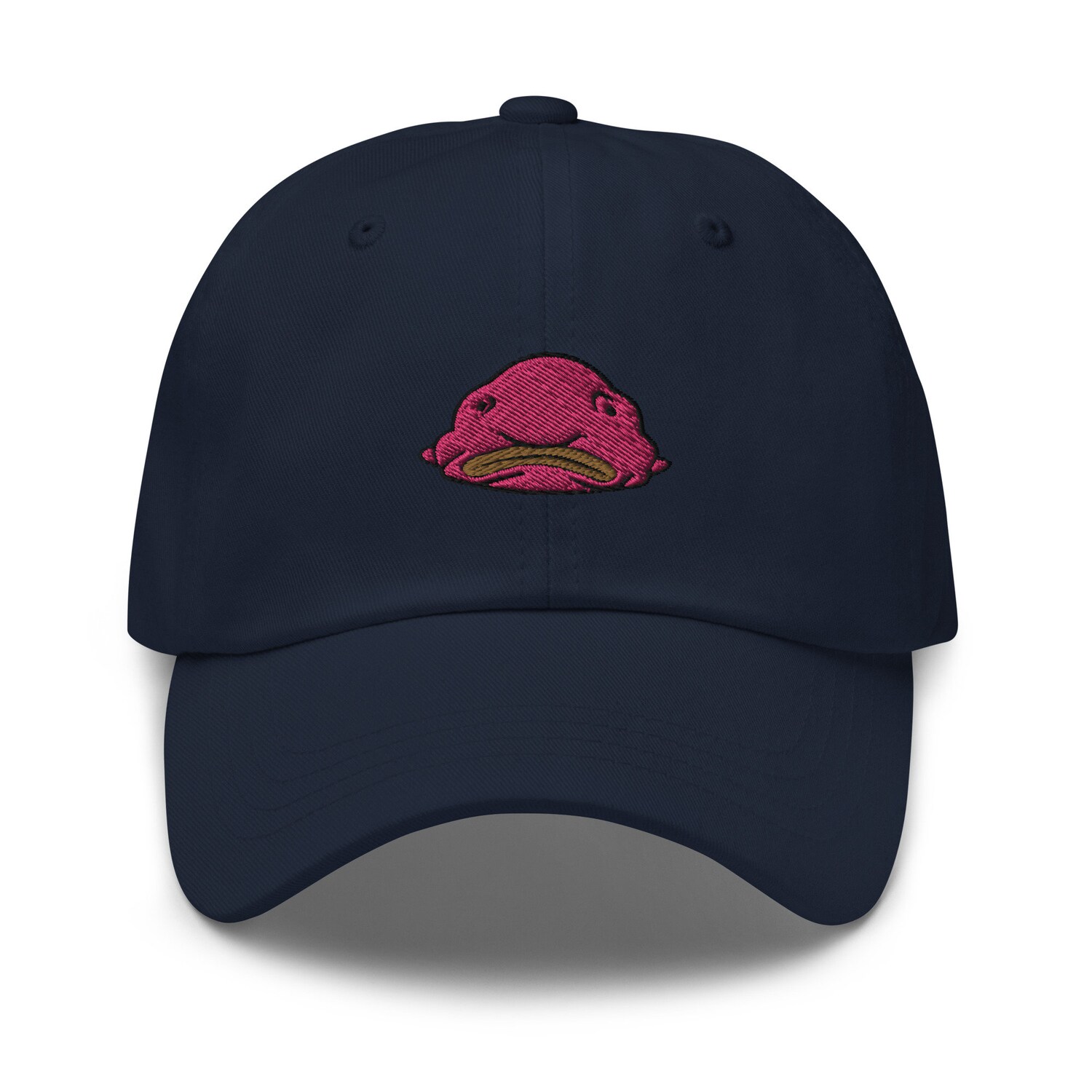 Funny Blobfish Dad Hat - Cute Embroidered Unisex Baseball Cap Gift image 3