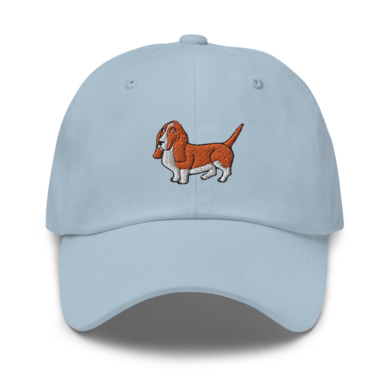 Basset Hound Dad Hat Embroidered Unisex Baseball Cap - Handmade Gifts for Dog Owners image 3