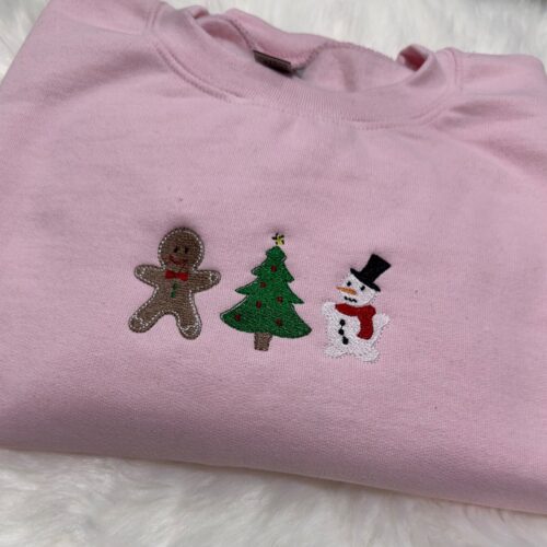 Cute Holiday Favorites Embroidered Sweatshirt Hoodie Christmas Gift Idea image 0