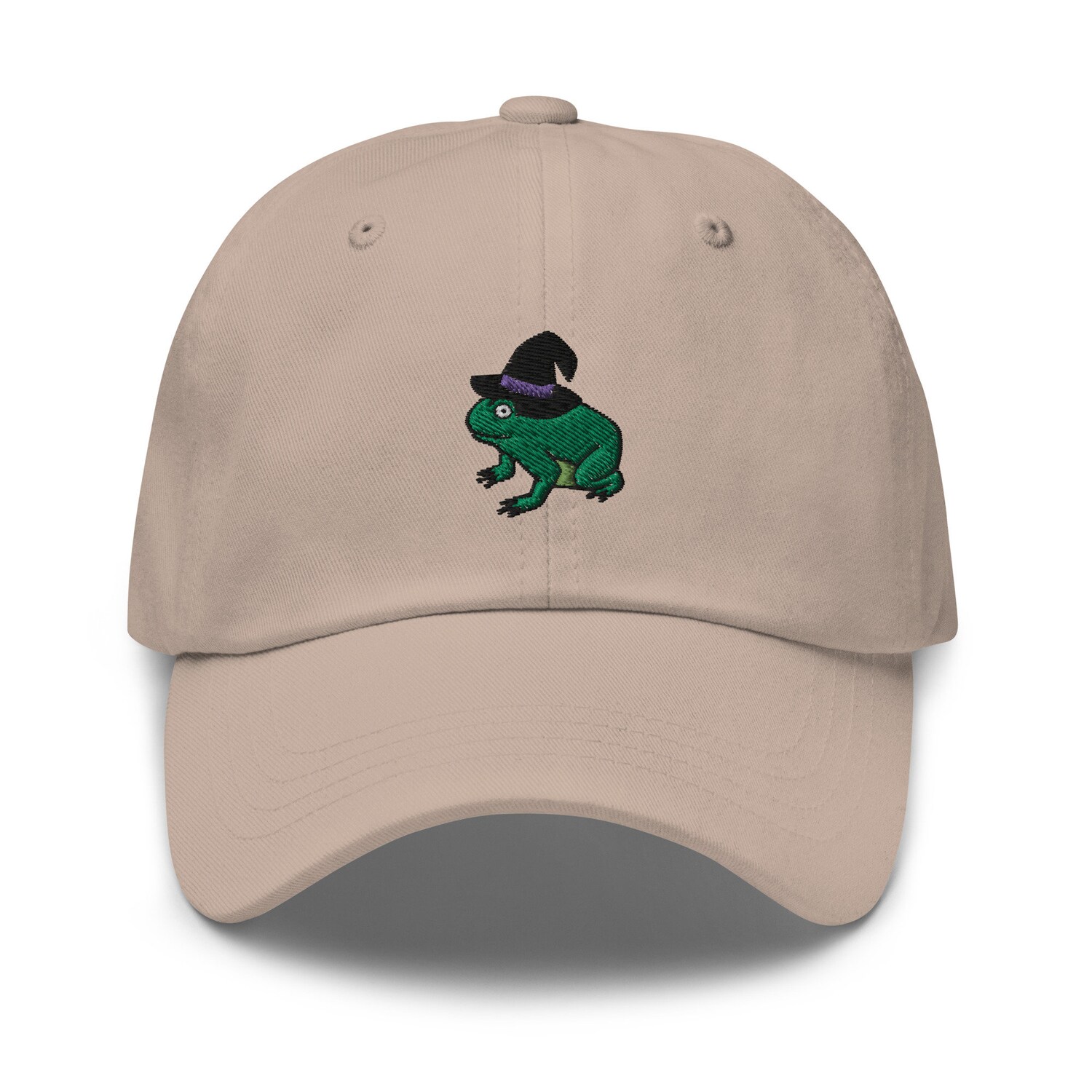 Wizard Frog Embroidered Unisex Dad Hat - Magical Toad Adjustable Baseball Cap Gift image 6