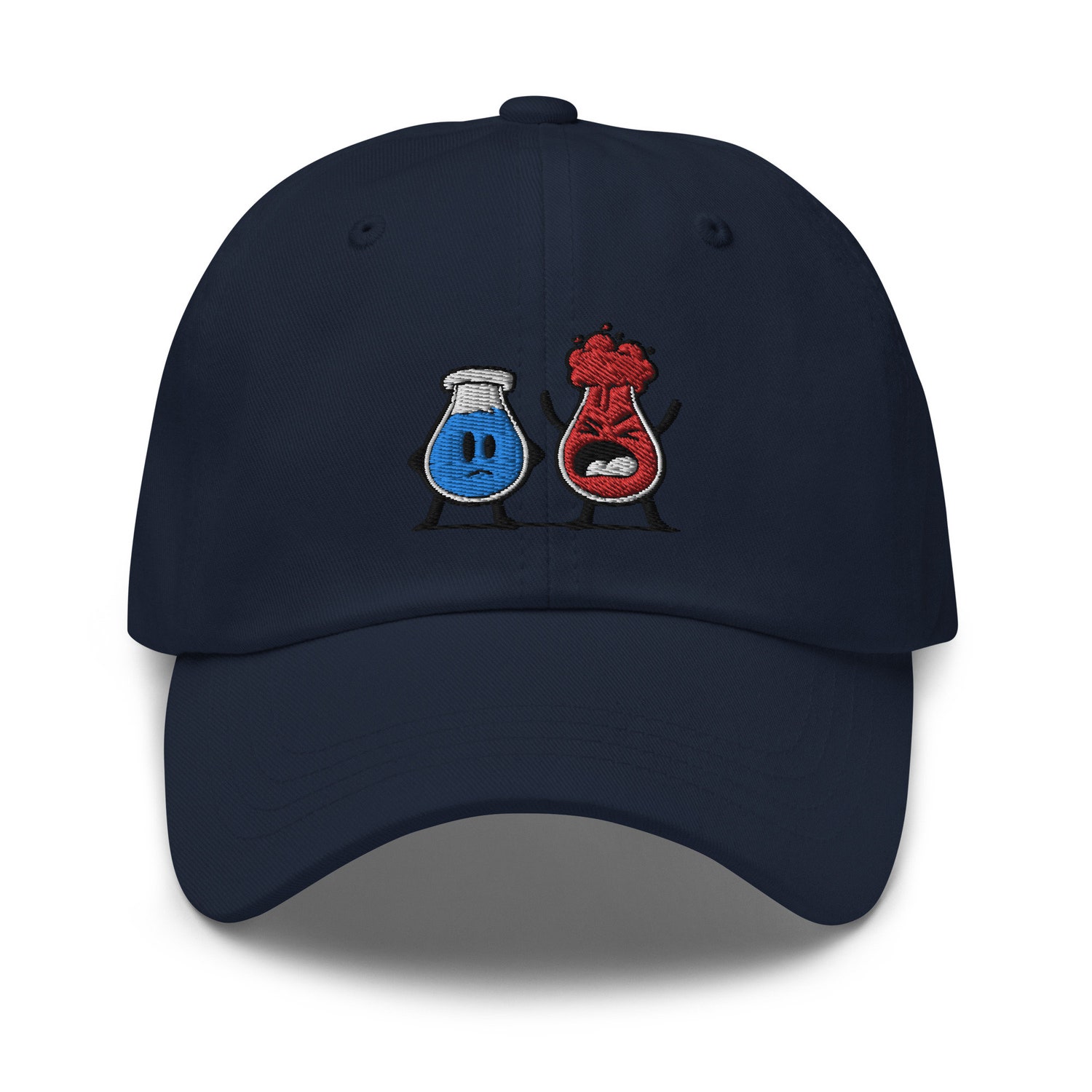 Embroidered Funny Science Test Tubes Cap - Cute Vintage Scientist Hat Science Lovers Gift image 2