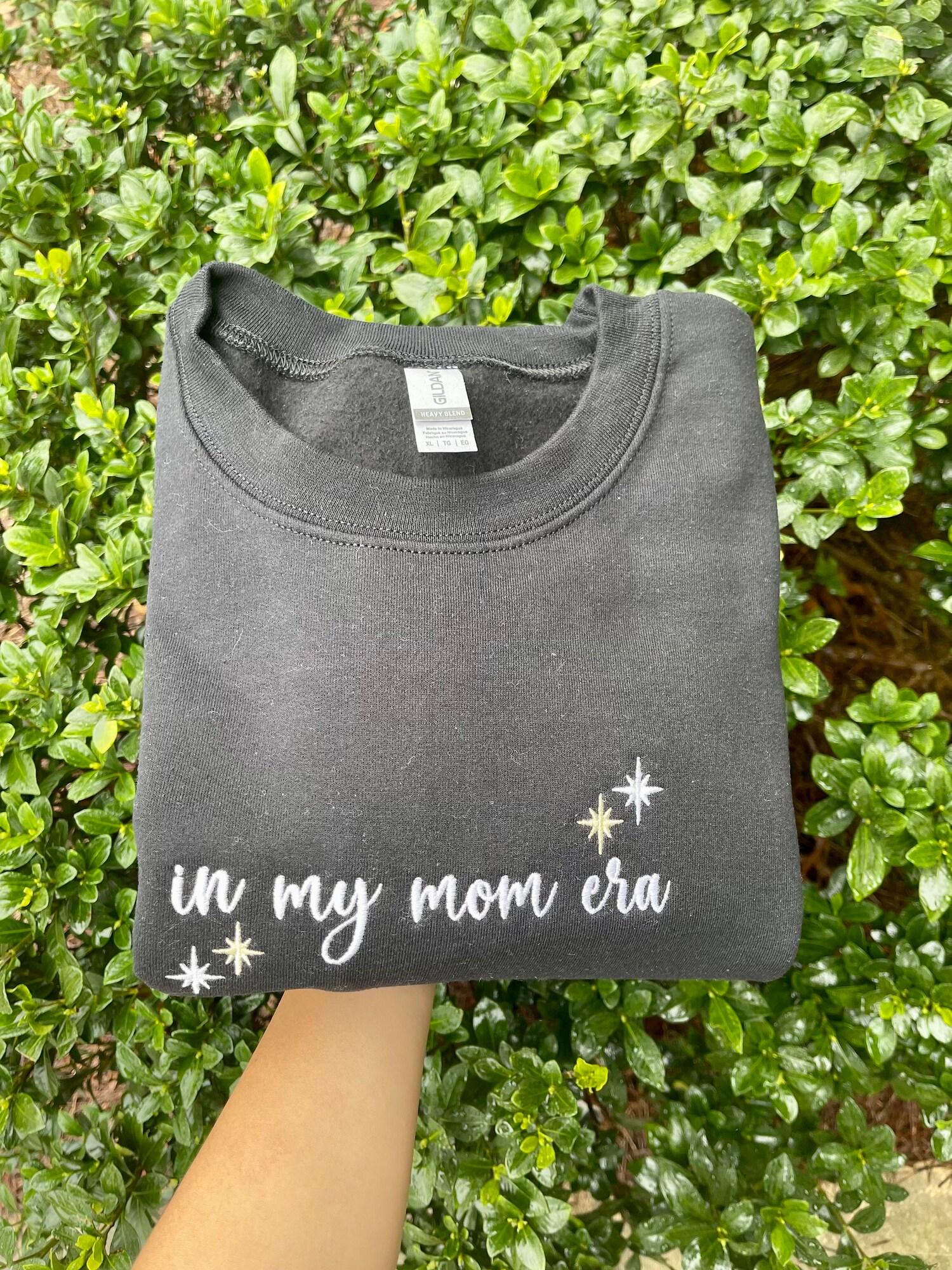 Custom Embroidered Crewneck Sweatshirt - In My Era Trendy Gift for Moms, Grandmas, Friends image 2